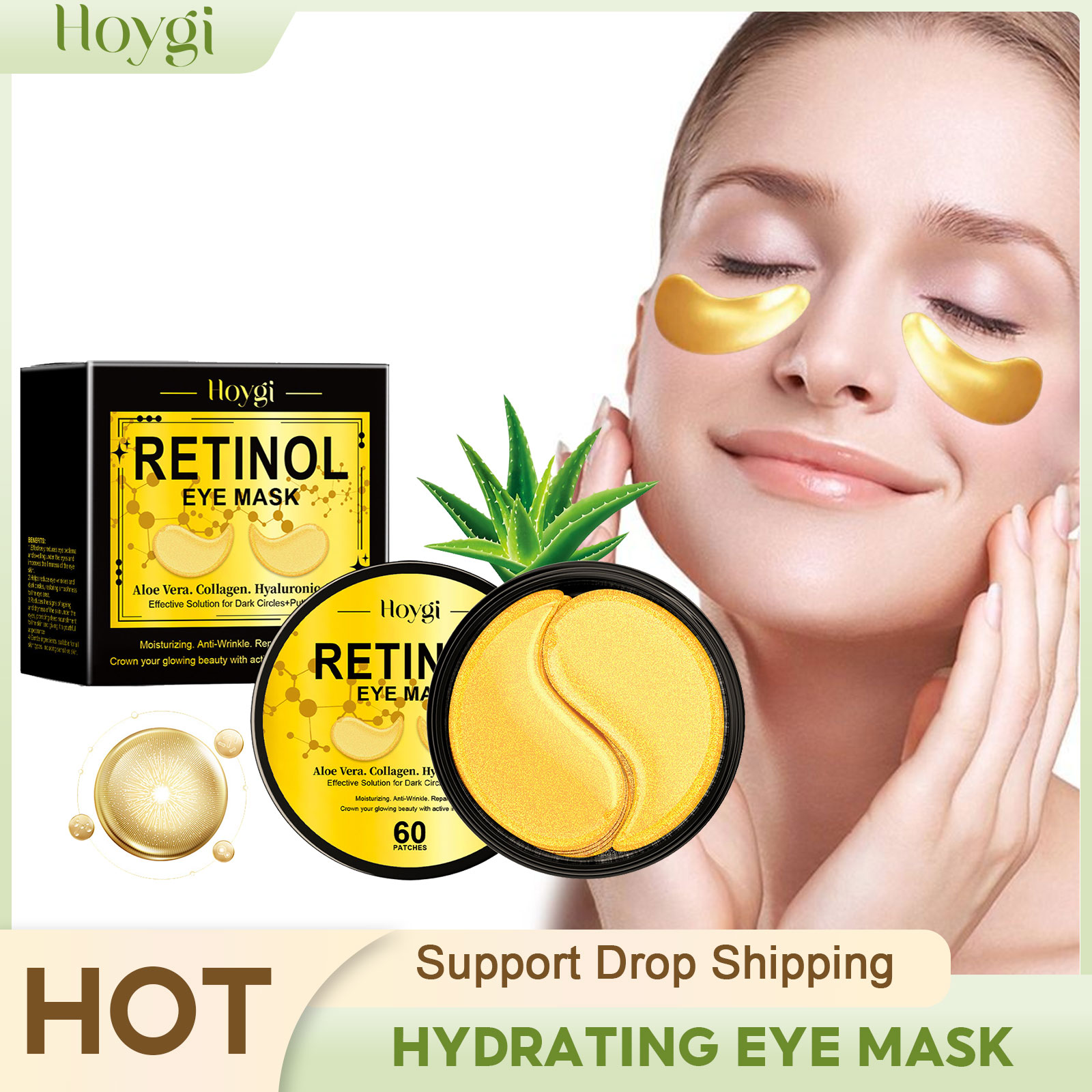 Women Bags Under Eyes - ترطيب قناع عين مكافحة الهالات السوداء