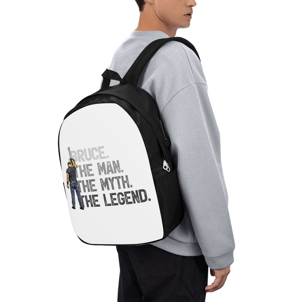 Women Bags For College - حقيبة ظهر بروس سبرينجستين للسفر، حقيبة