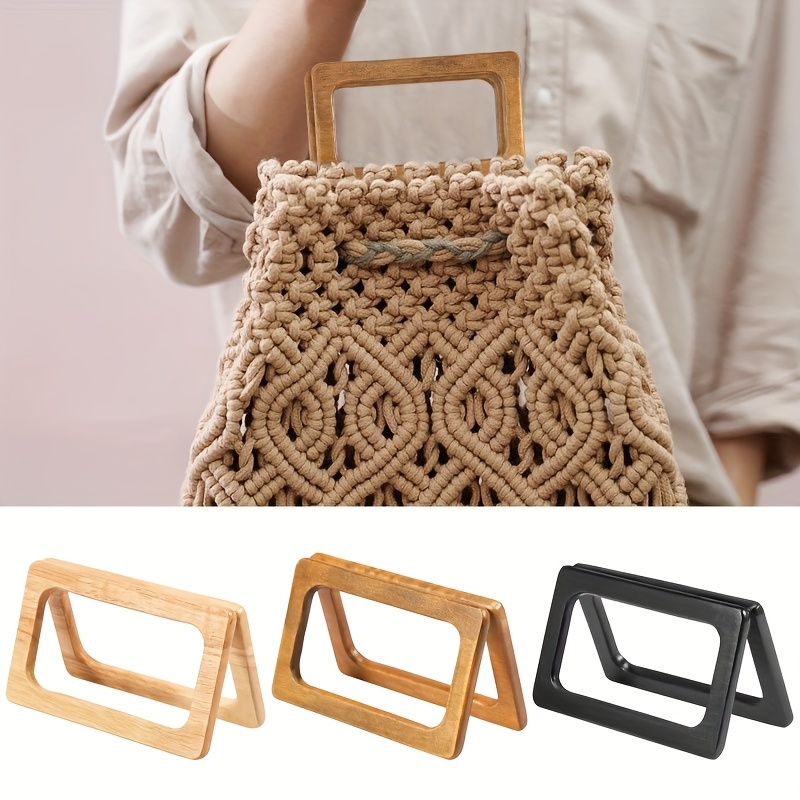 Crochet Market Bag - مقبض أنيق لصنع حقائب اليد والمحافظ