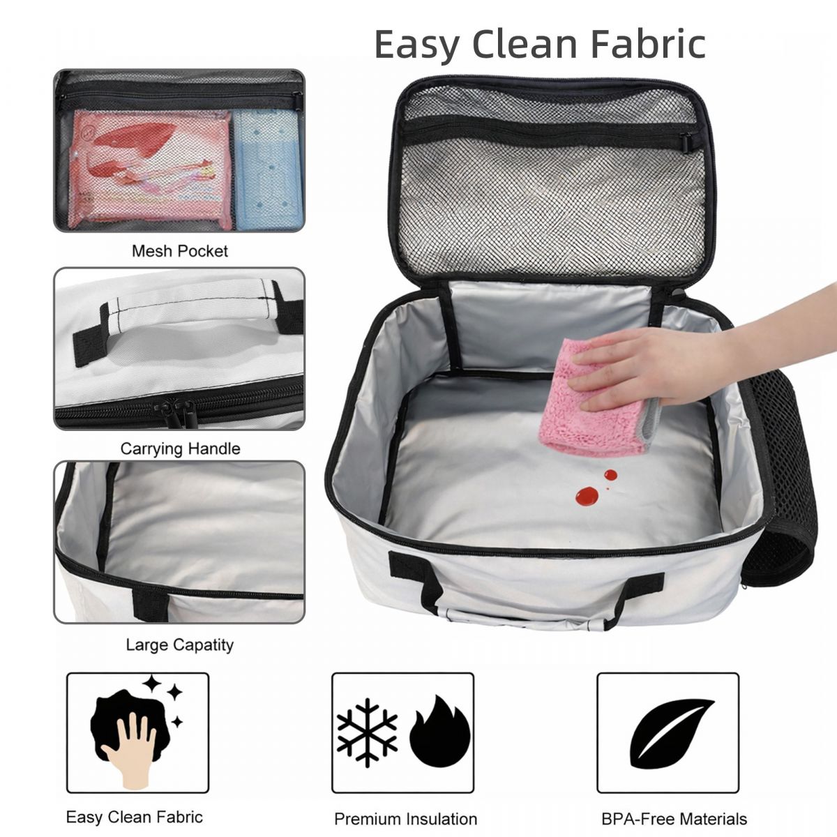 حقيبة غداء معزولة حرارياً للنس - مراجعة Women Bags Next وسعره
