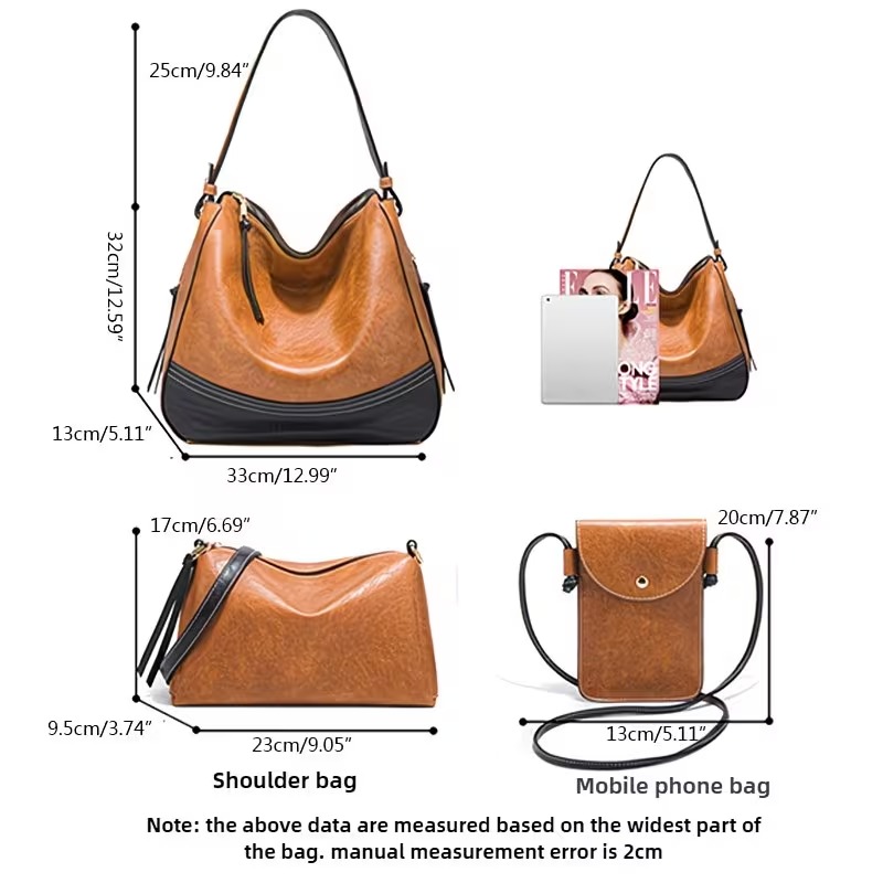 مجموعة حقائب نسائية - طقم من 4 - مراجعة Phone Bag Crossbody وسعره