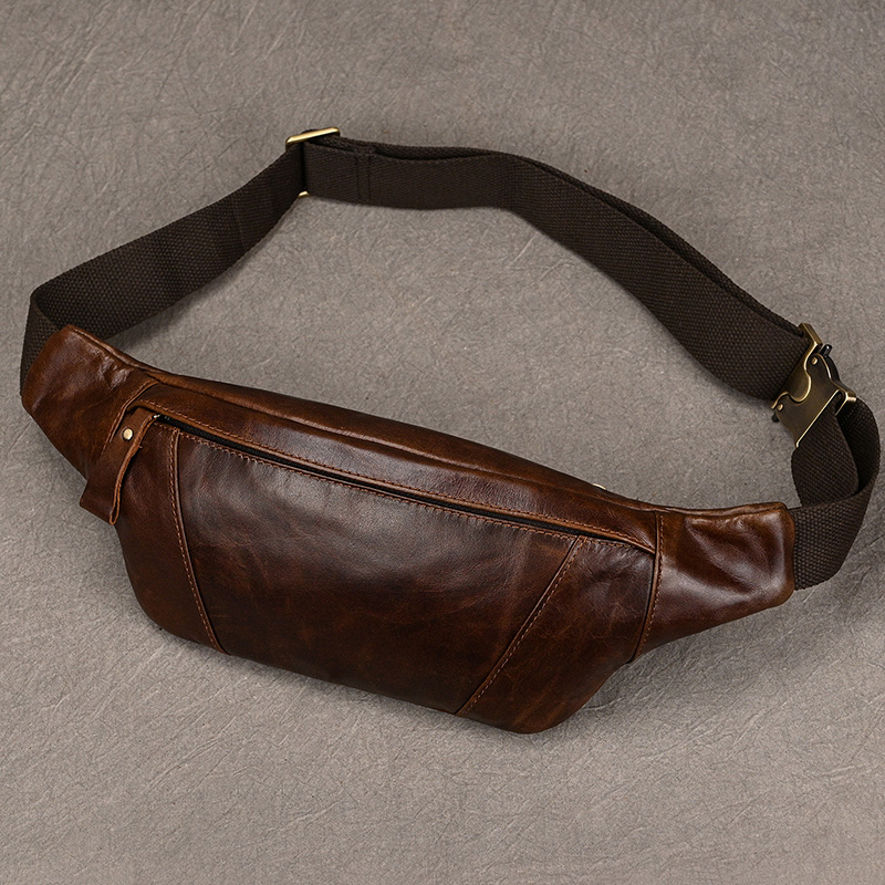 حقائب الصدر الجلدية للرجال حقي - مراجعة Saddle Bag Leather وسعره