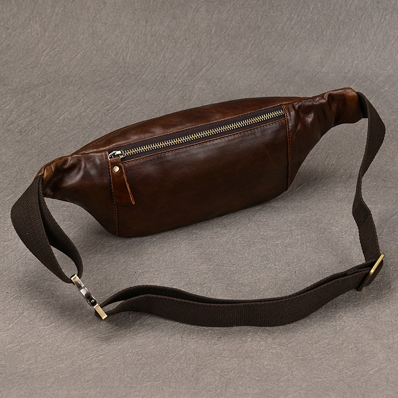 حقائب الصدر الجلدية للرجال حقي - مراجعة Saddle Bag Leather وسعره