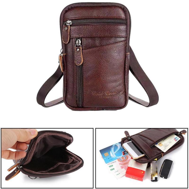حقيبة رجالية من الجلد الطبيعي، - مراجعة Saddle Bag Leather وسعره