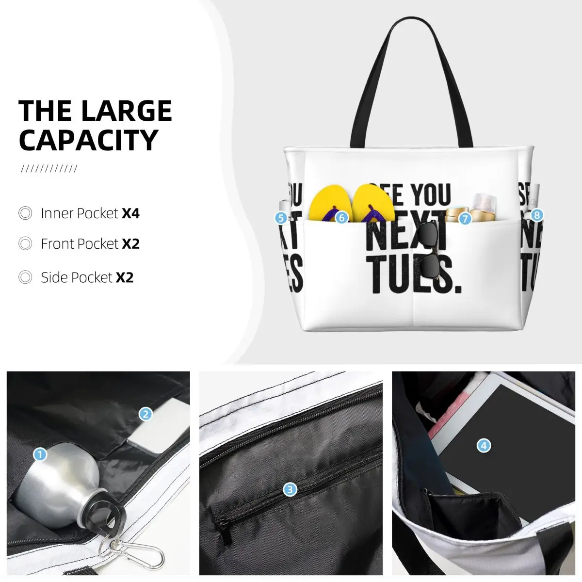 حقيبة حمل كبيرة للسفر واللياقة - مراجعة Women Bags Next وسعره