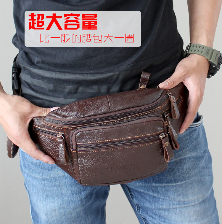 جلد البقر الأصلي الخصر حقيبة ا - مراجعة Saddle Bag Leather وسعره