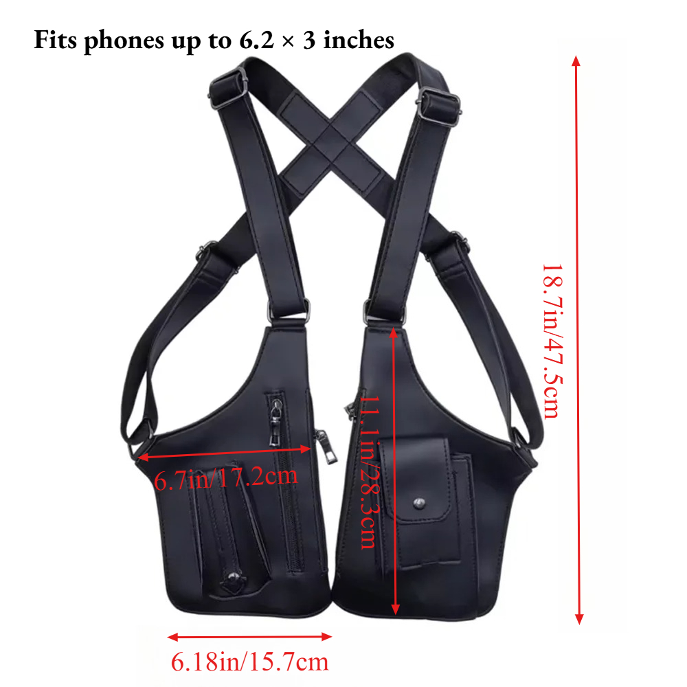 حقيبة تحت الإبط مضادة للسرقة،  - مراجعة Saddle Bag Leather وسعره