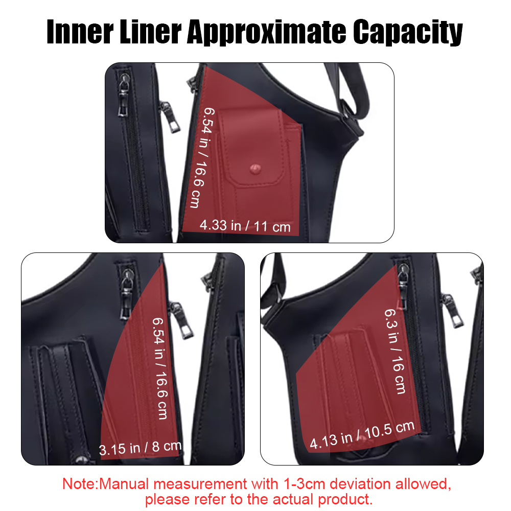 حقيبة تحت الإبط مضادة للسرقة،  - مراجعة Saddle Bag Leather وسعره