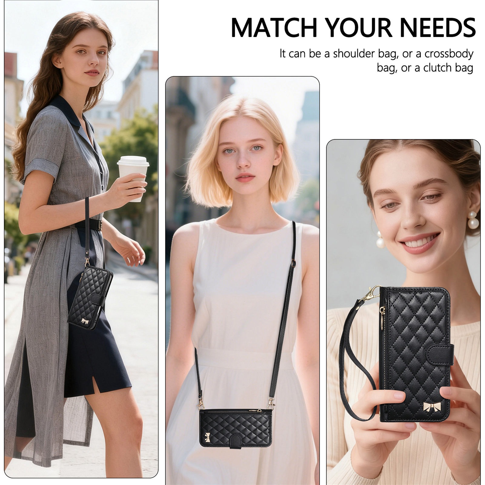 حافظة هاتف جلد صناعي (PU) بتصم - مراجعة Phone Bag Crossbody وسعره