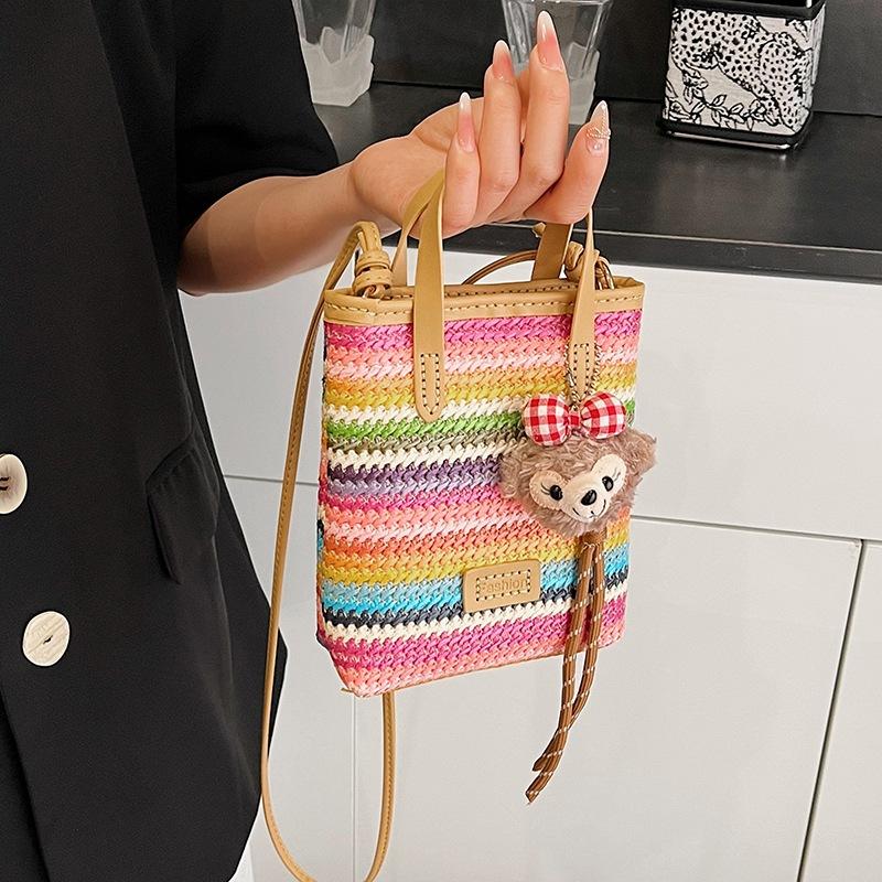 حقيبة محبوكة يدويًا - طقم للمب - مراجعة Women'S Retro Bags وسعره