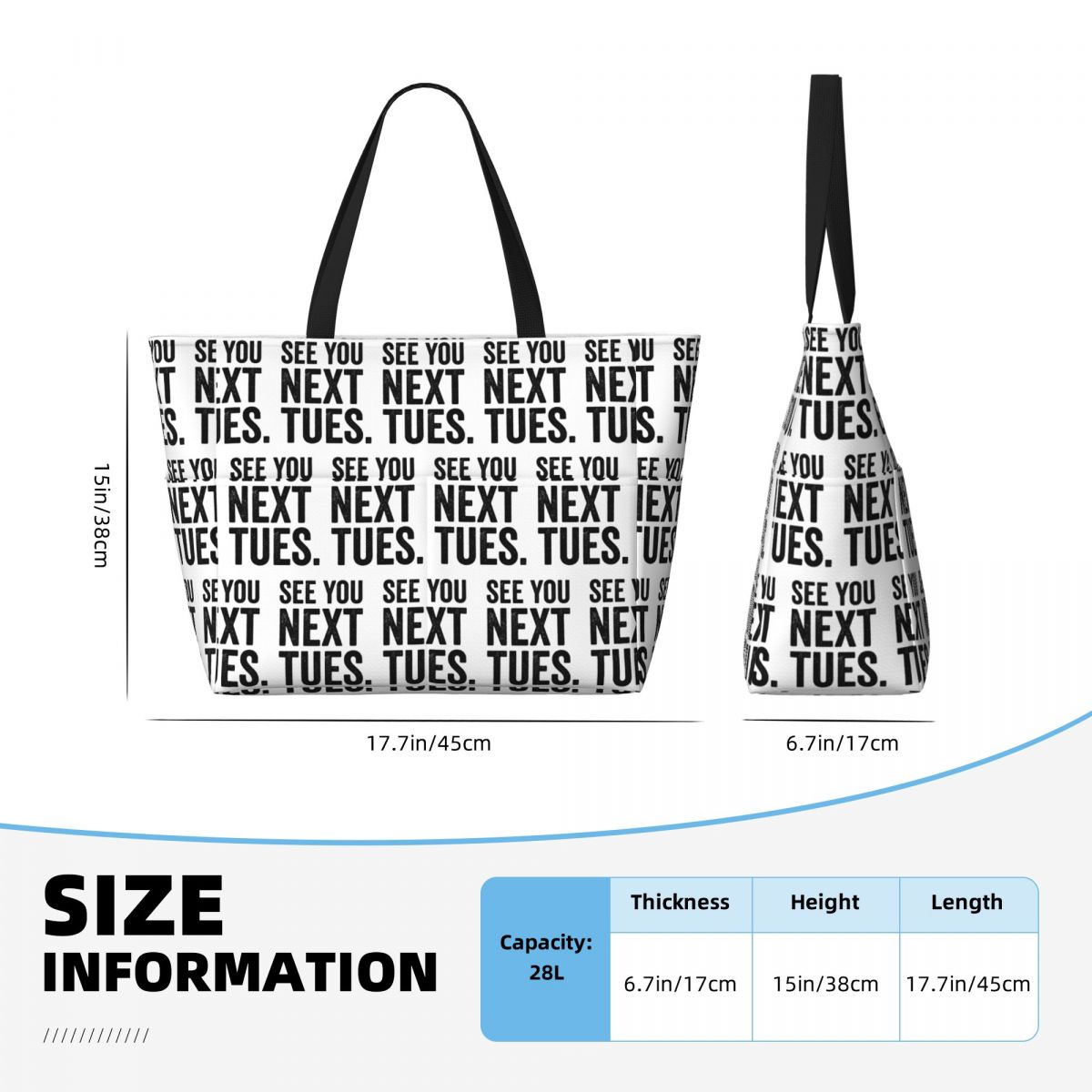 حقيبة حمل كبيرة للسفر واللياقة - مراجعة Women Bags Next وسعره