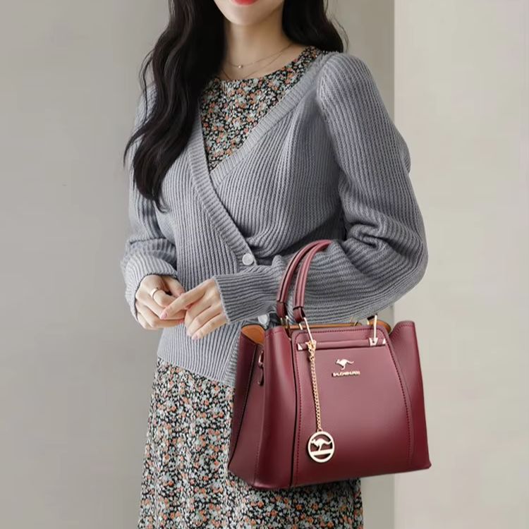 2026 حقيبة يد نسائية فاخرة بتص - مراجعة Women'S Kangaroo Bags وسعره