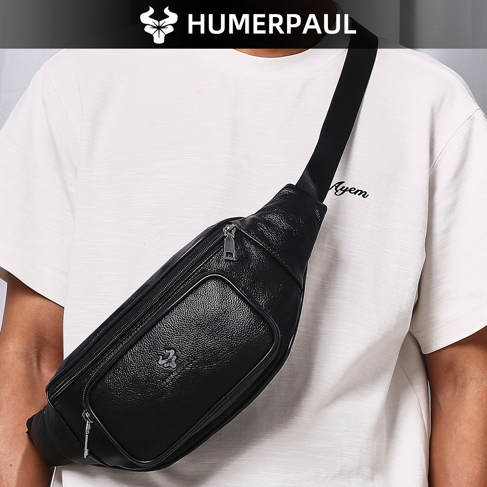 حقيبة خصر رجالية من HUMERPAUL، - مراجعة Saddle Bag Leather وسعره