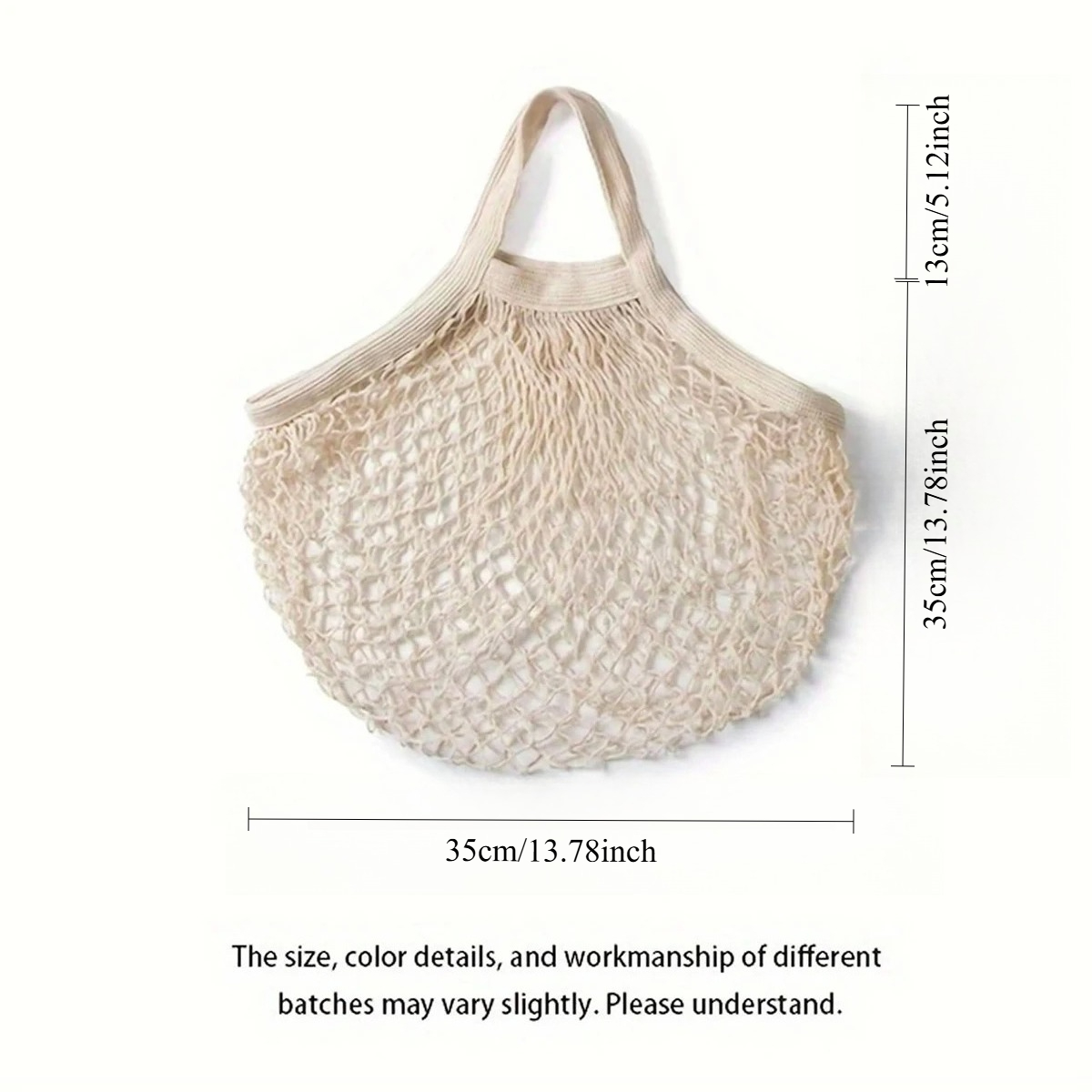 حقيبة تسوق قطنية قابلة لإعادة  - مراجعة Crochet Market Bag وسعره