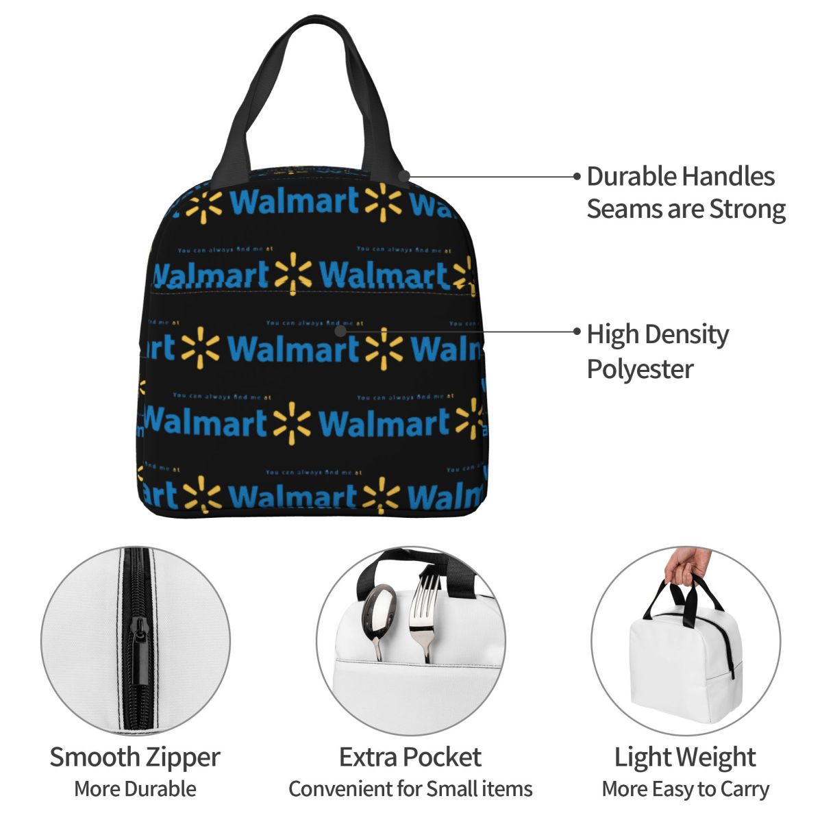 حقيبة غداء معزولة من وولمارت ل - مراجعة Women Bags Walmart وسعره