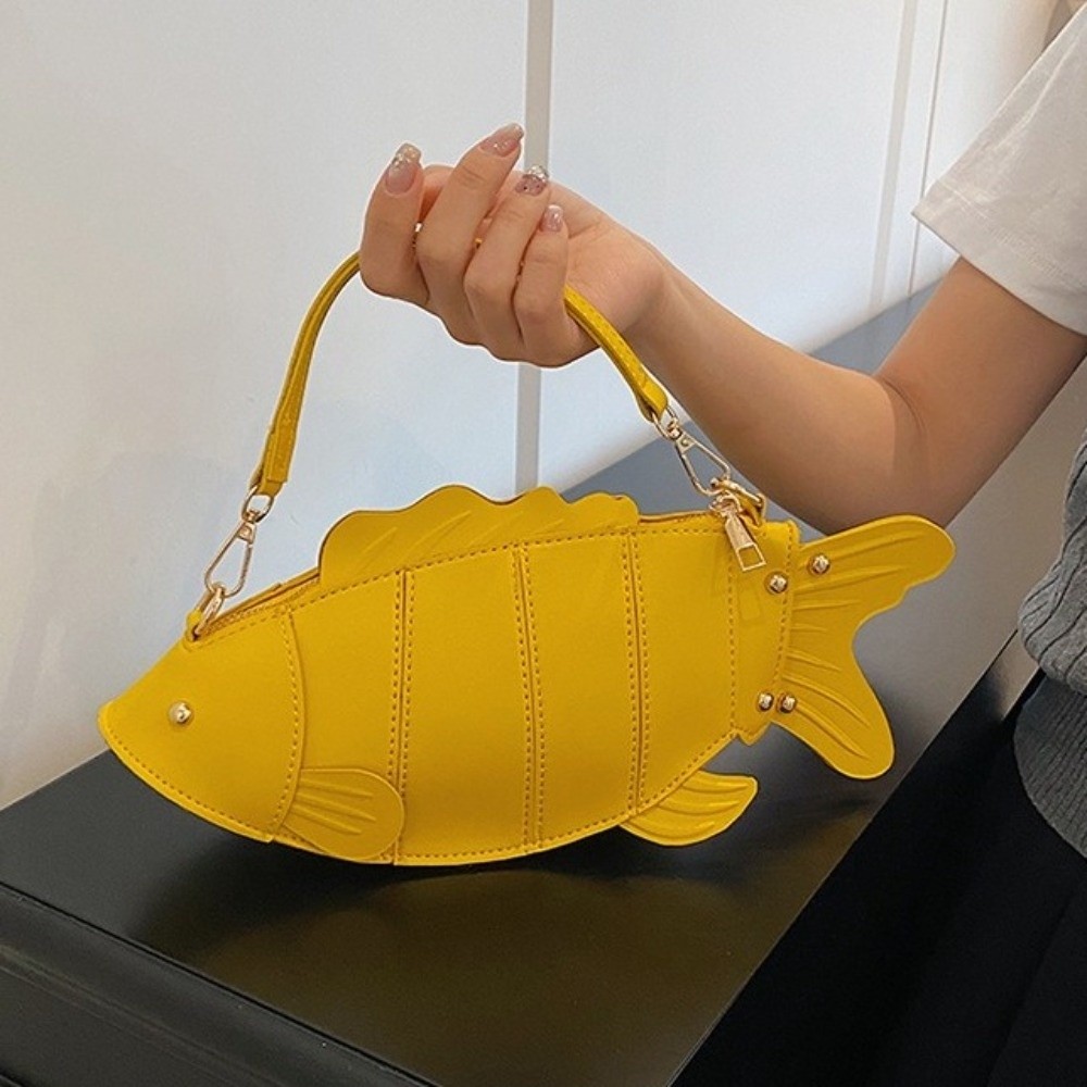 حقيبة كتف إبداعية على شكل سمكة - مراجعة Hobo Bag Slouchy وسعره